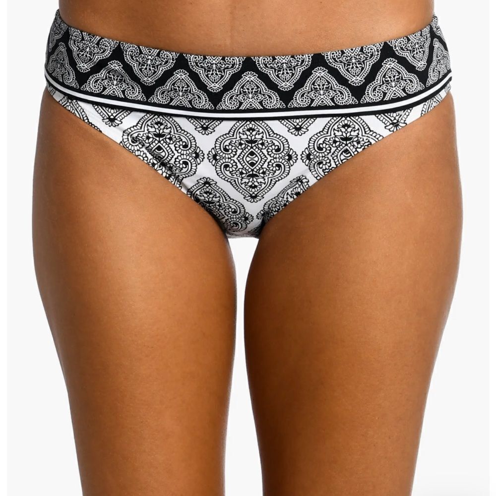 LA Blanca Oasis Tile Bikini Bottom NWT Size  12
